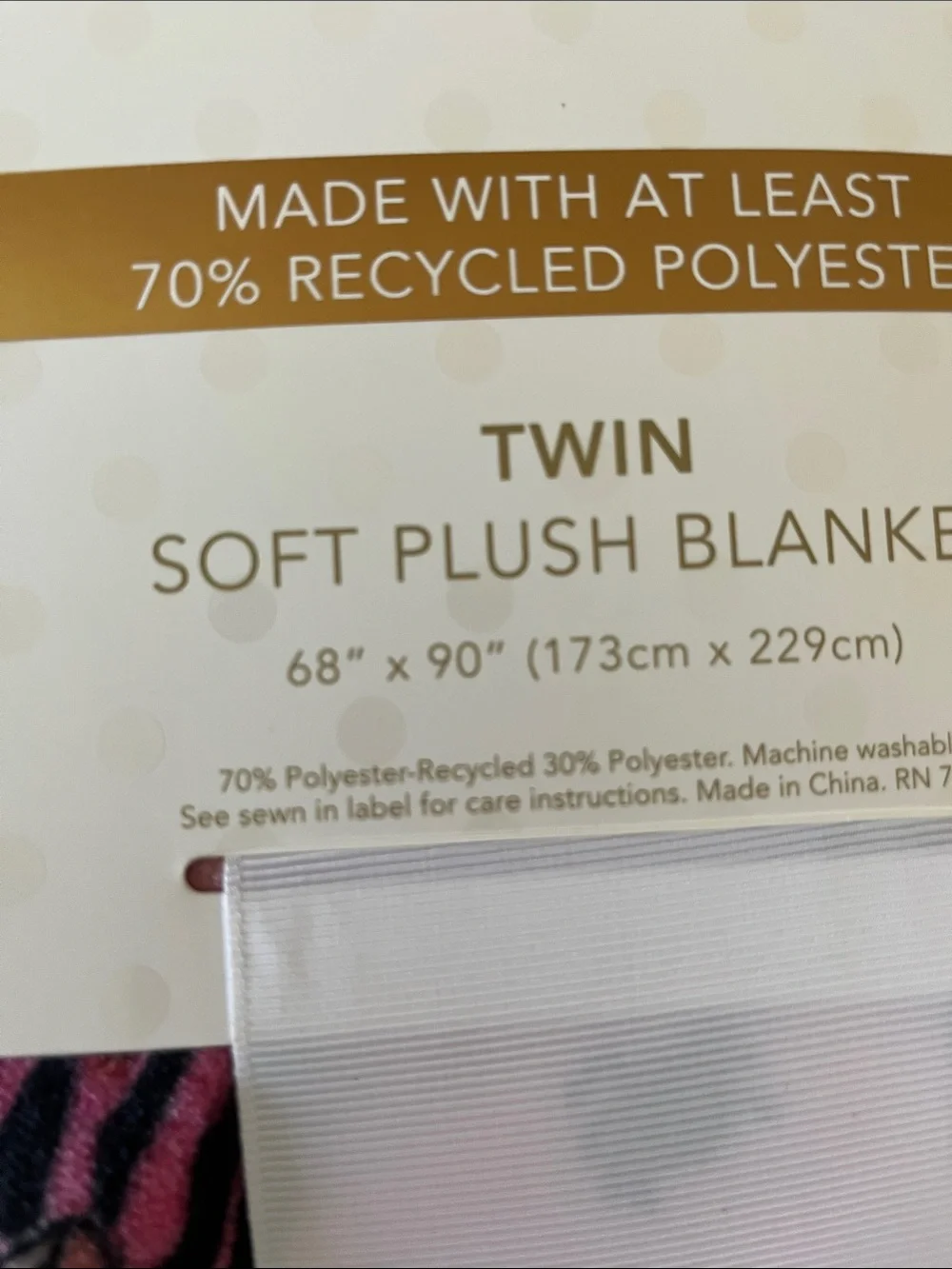 Isaac Mizrahi Pink Halloween Treats Plush Throw Blanket
